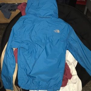 Blue Northface jacket